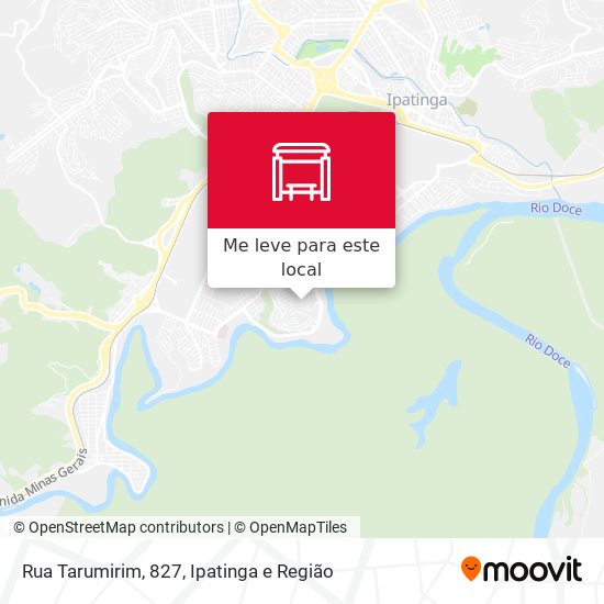 Rua Tarumirim, 827 mapa