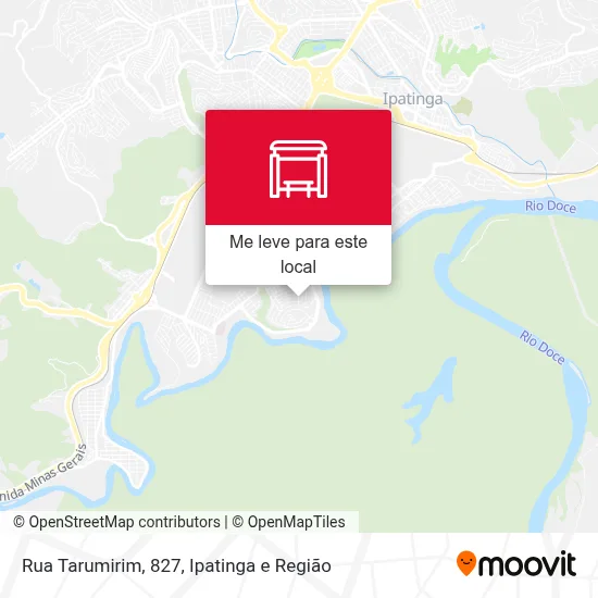 Rua Tarumirim, 827 mapa