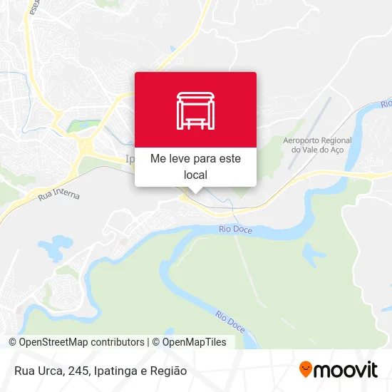 Rua Urca, 245 mapa