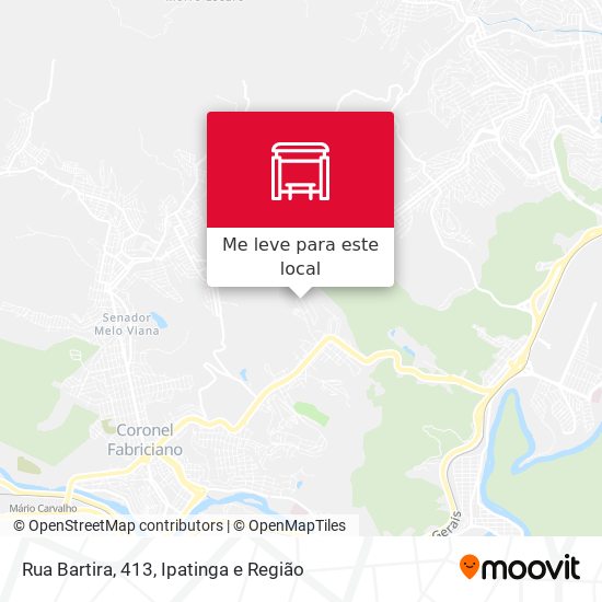 Rua Bartira, 413 mapa