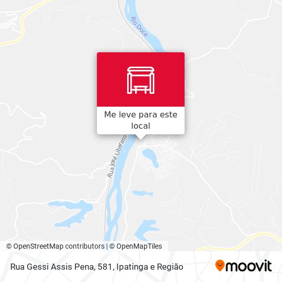 Rua Gessi Assis Pena, 581 mapa