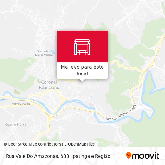 Rua Vale Do Amazonas, 600 mapa