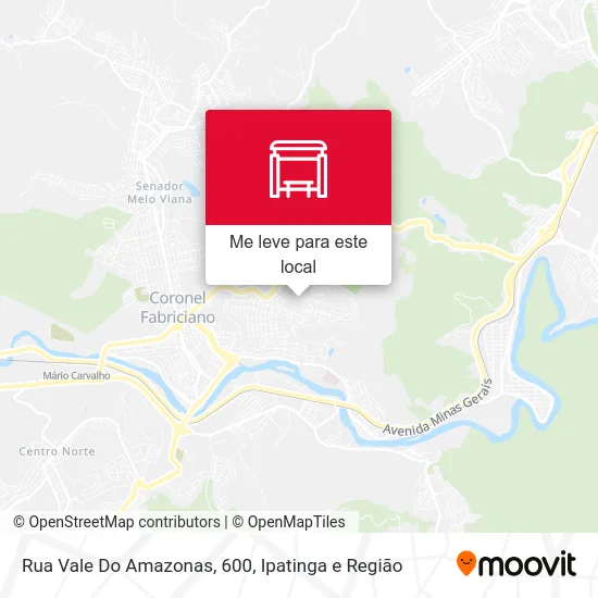 Rua Vale Do Amazonas, 600 mapa