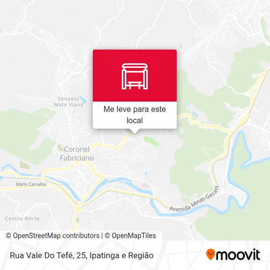 Rua Vale Do Tefé, 25 mapa