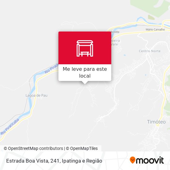 Estrada Boa Vista, 241 mapa