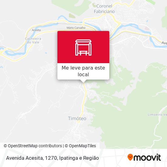 Avenida Acesita, 1270 mapa
