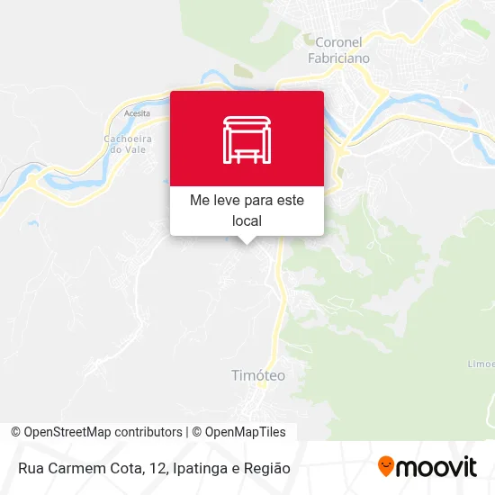 Rua Carmem Cota, 12 mapa