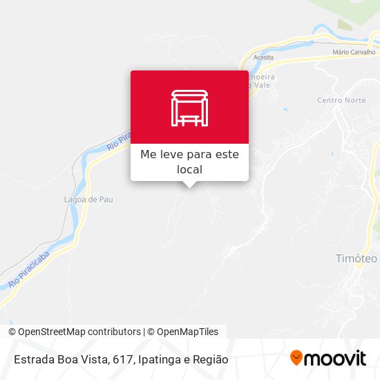 Estrada Boa Vista, 617 mapa