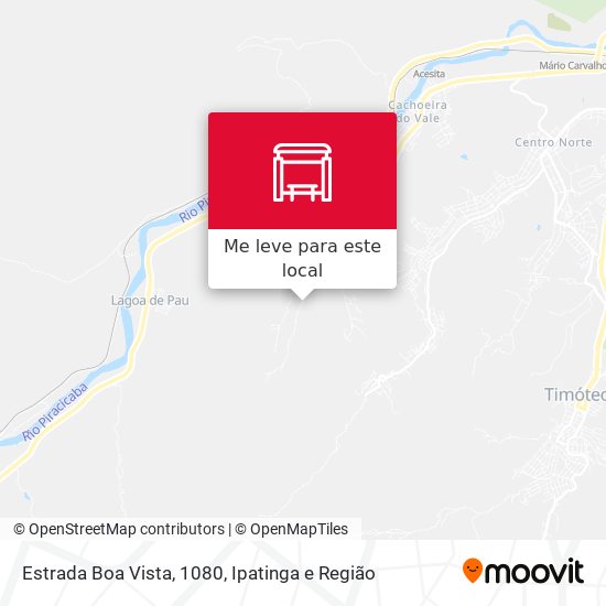 Estrada Boa Vista, 1080 mapa