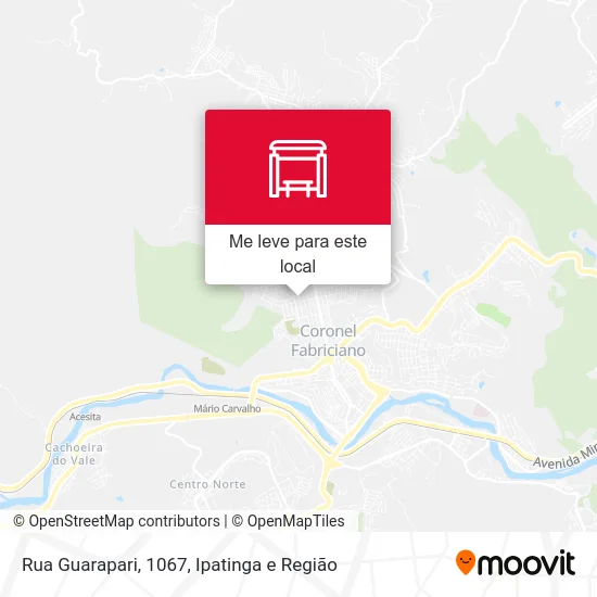 Rua Guarapari, 1067 mapa