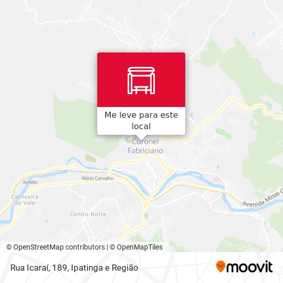 Rua Icaraí, 189 mapa