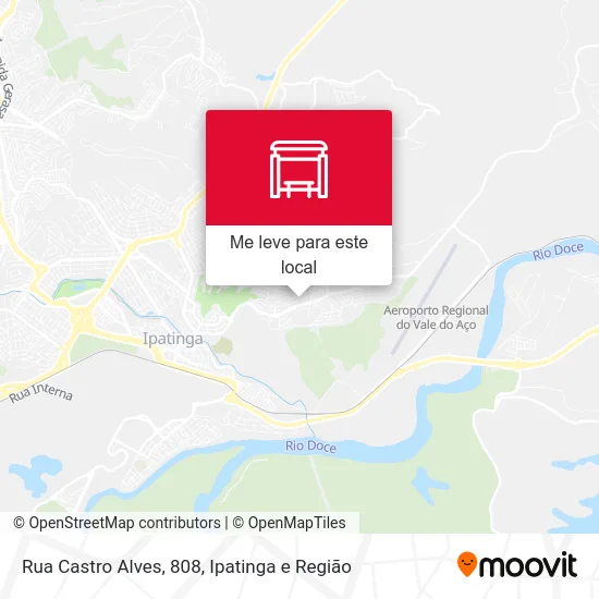Rua Castro Alves, 808 mapa