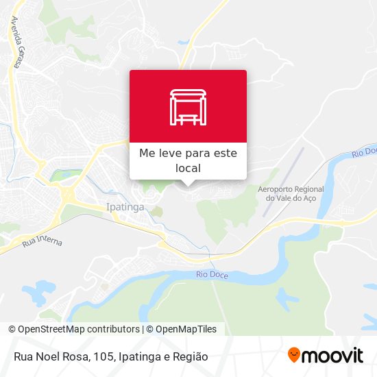 Rua Noel Rosa, 105 mapa