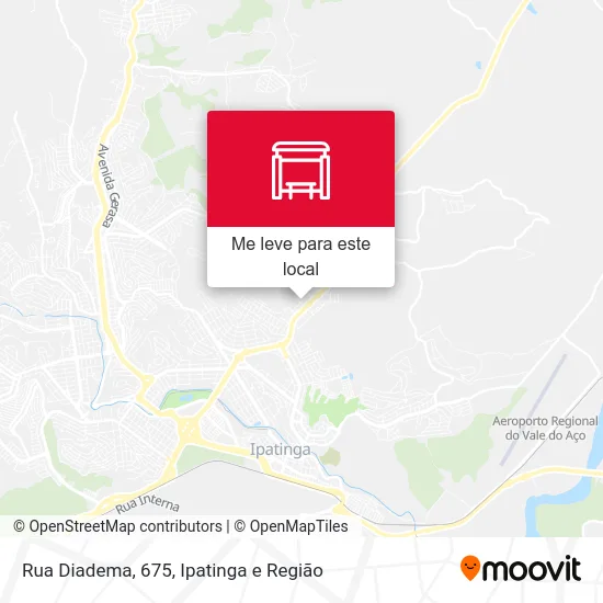 Rua Diadema, 675 mapa