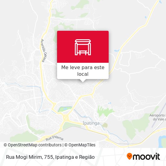 Rua Mogi Mirim, 755 mapa