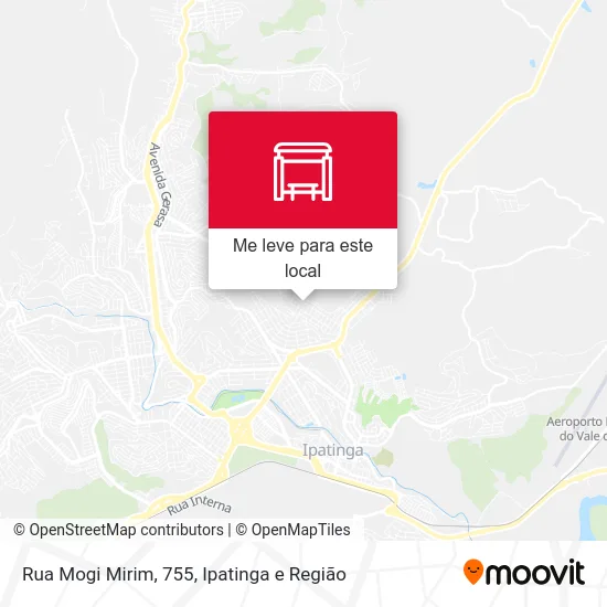 Rua Mogi Mirim, 755 mapa