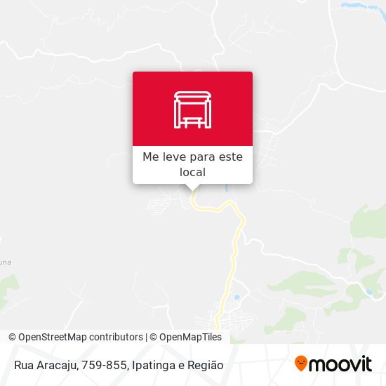Rua Aracaju, 759-855 mapa