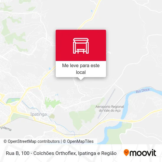 Rua B, 100 - Colchões Orthoflex mapa