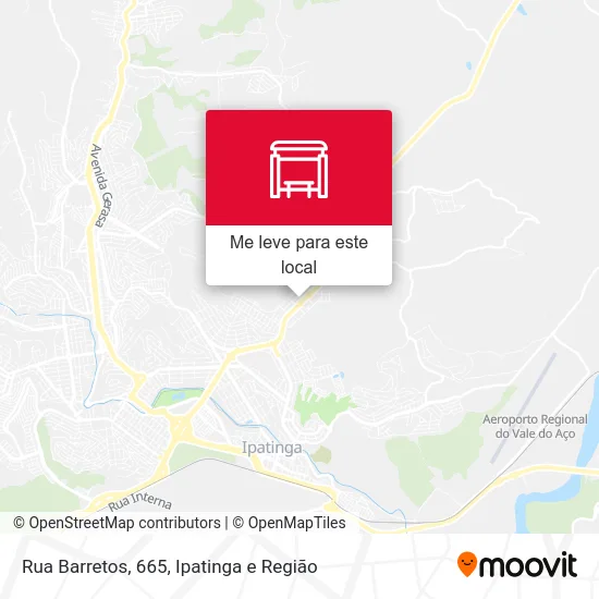 Rua Barretos, 665 mapa