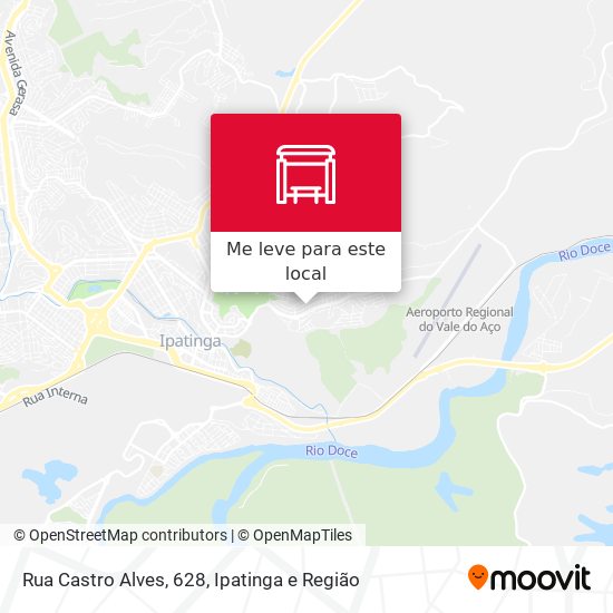 Rua Castro Alves, 628 mapa