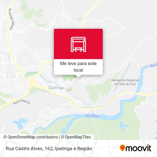 Rua Castro Alves, 162 mapa