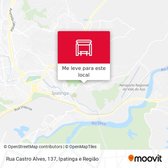 Rua Castro Alves, 137 mapa