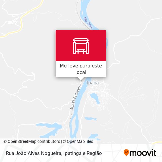 Rua João Alves Nogueira mapa