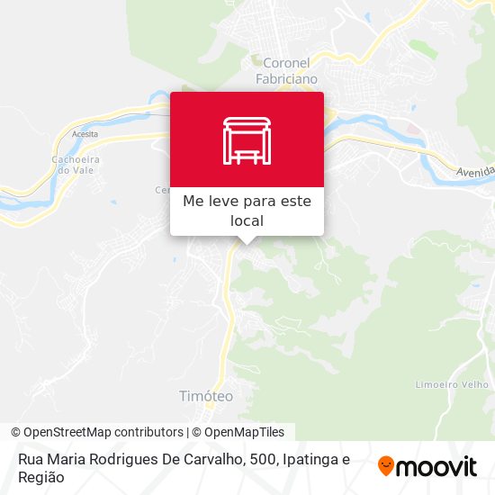 Rua Maria Rodrigues De Carvalho, 500 mapa