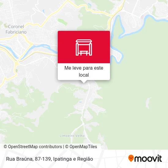 Rua Braúna, 87-139 mapa