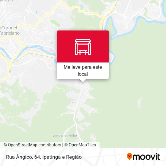 Rua Ângico, 64 mapa