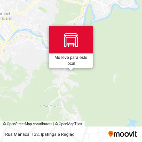 Rua Manacá, 132 mapa