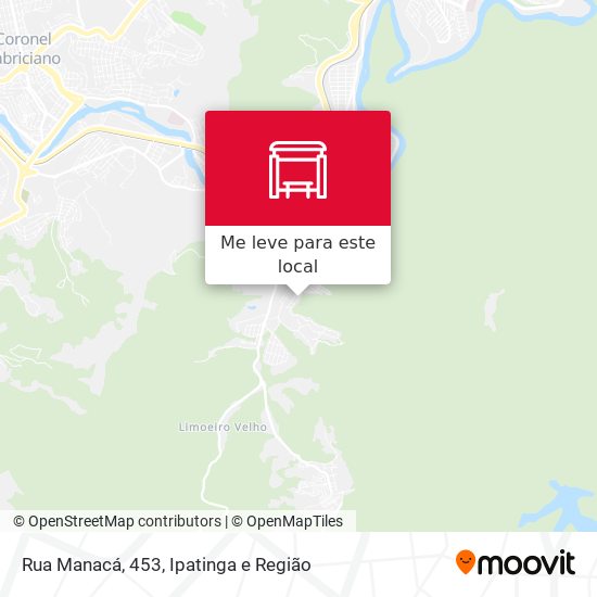 Rua Manacá, 453 mapa