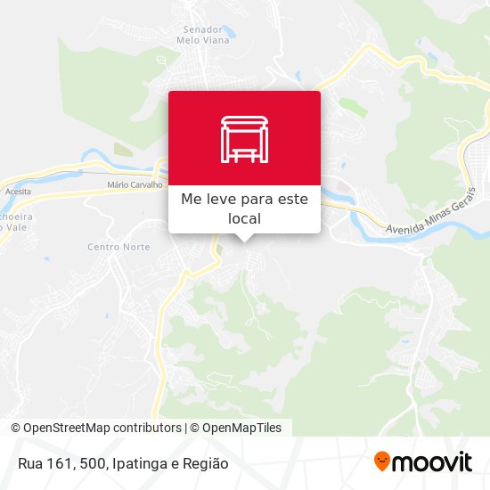 Rua 161, 500 mapa