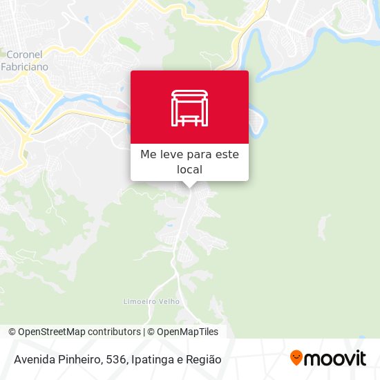 Avenida Pinheiro, 536 mapa