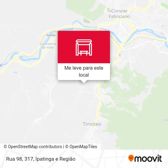 Rua 98, 317 mapa