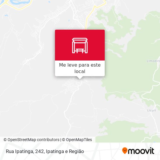 Rua Ipatinga, 242 mapa