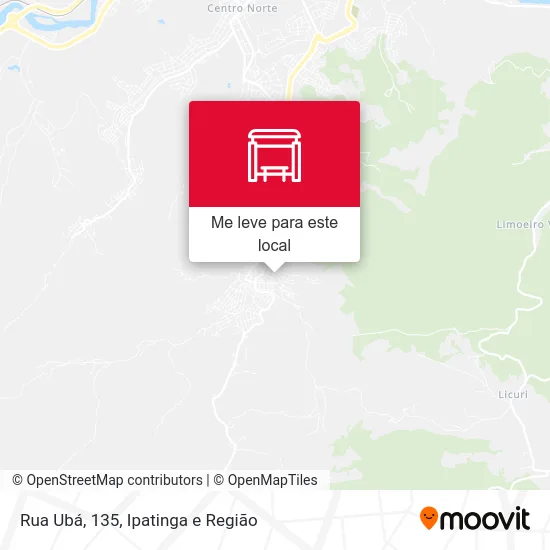 Rua Ubá, 135 mapa
