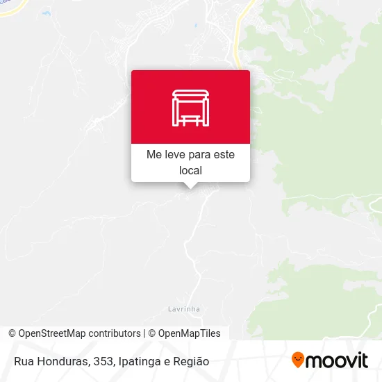Rua Honduras, 353 mapa