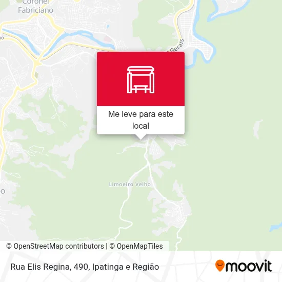 Rua Elis Regina, 490 mapa