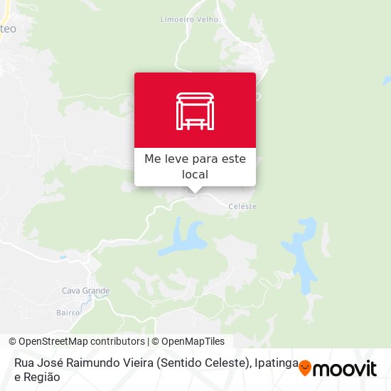 Rua José Raimundo Vieira (Sentido Celeste) mapa