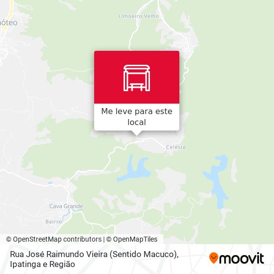 Rua José Raimundo Vieira (Sentido Macuco) mapa