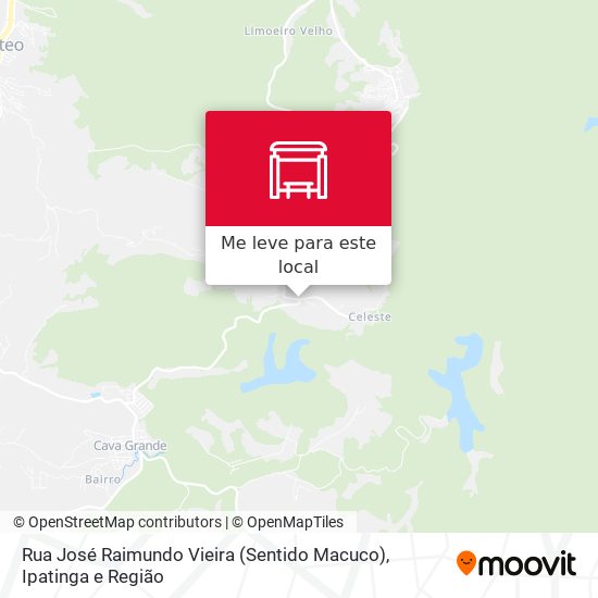 Rua José Raimundo Vieira (Sentido Macuco) mapa