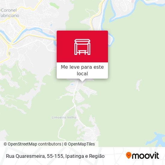 Rua Quaresmeira, 55-155 mapa