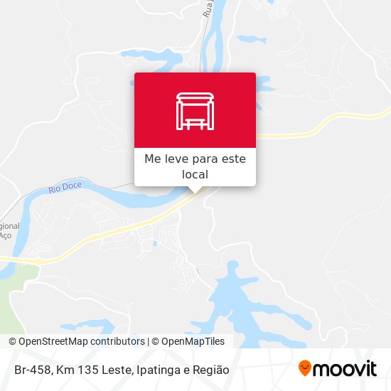 Br-458, Km 135 Leste mapa