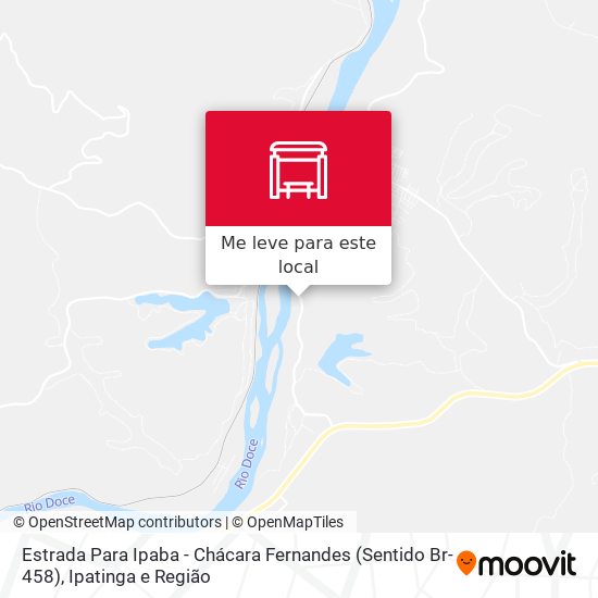 Estrada Para Ipaba - Chácara Fernandes (Sentido Br-458) mapa