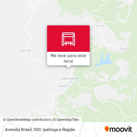 Avenida Brasil, 500 mapa