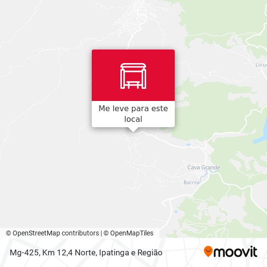 Mg-425, Km 12,4 Norte mapa