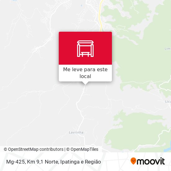 Mg-425, Km 9,1 Norte mapa