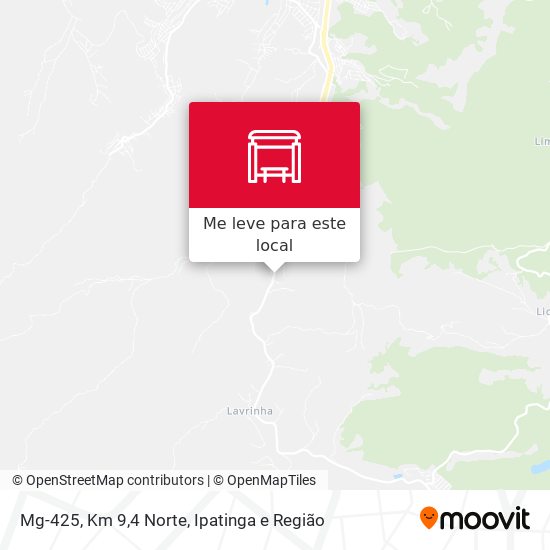 Mg-425, Km 9,4 Norte mapa