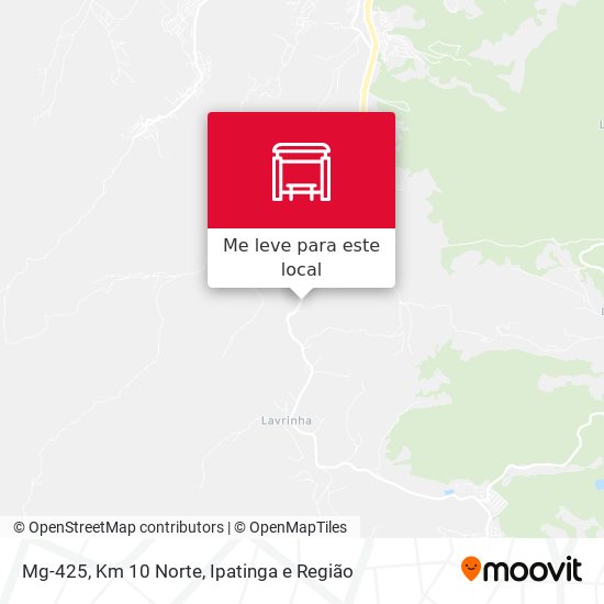 Mg-425, Km 10 Norte mapa